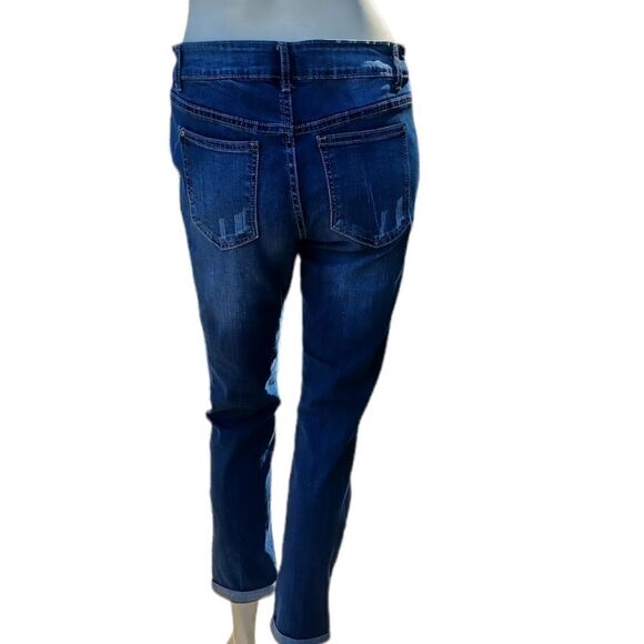 581025... Vintage America Crop Jeans Size 4/27 - Picture 4 of 6